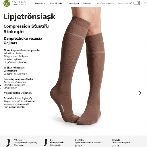 Kompresinės kojinės: viskas, ką reikia žinoti