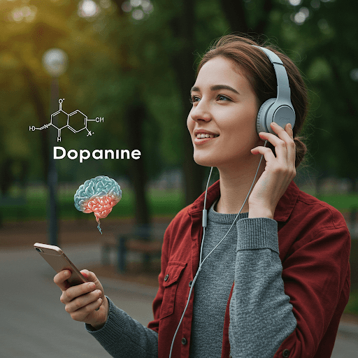 Dopaminas: malonumo, motyvacijos ir priklausomybės neuromediatorius