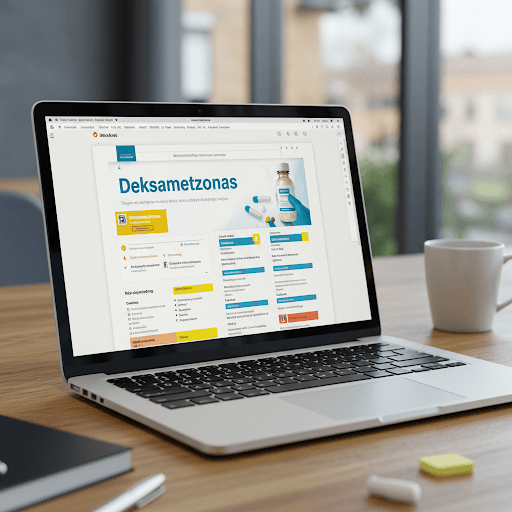 Deksametazonas: kas tai, kam ir kaip jis vartojamas?
