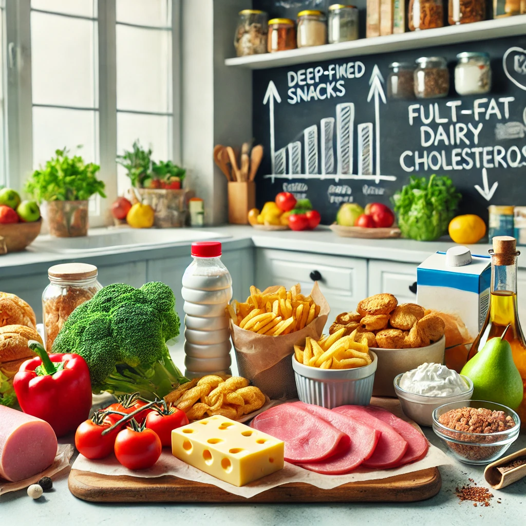 Ko negalima valgyti kai didelis cholesterolis