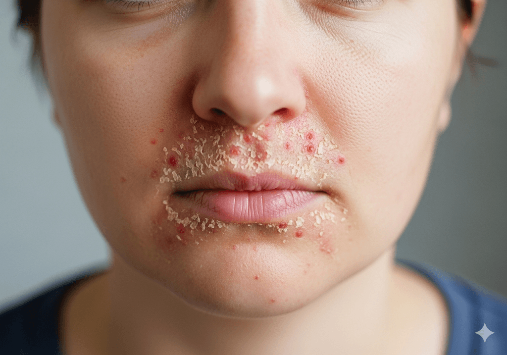 Perioralinis dermatitas: išsamus gidas apie paslaptingą bėrimą aplink burną Perioralinis dermatitas: išsamus gidas apie paslaptingą bėrimą aplink burną