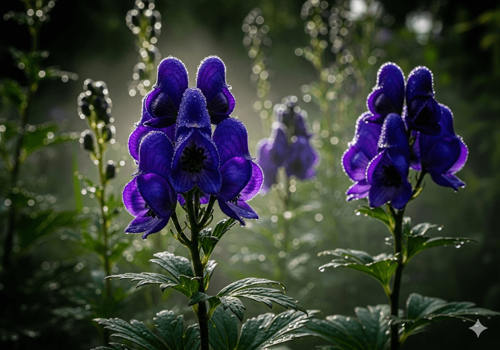 Kurpelė (Aconitum): Mėlynoji Vilkų Pražūtis Jūsų Sode – Grožis ir Mirtinas Pavojus