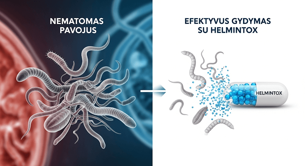Kirmėlinės Ligos (Helmintozės): Nematomas Pavojus ir Efektyvus Gydymas su Helmintox