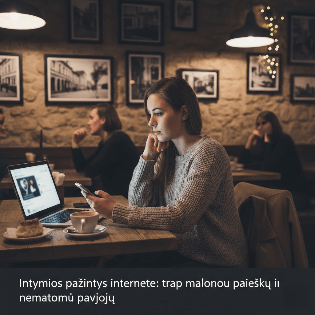 Intymios pažintys internete: tarp malonumo paieškų ir nematomų pavojų