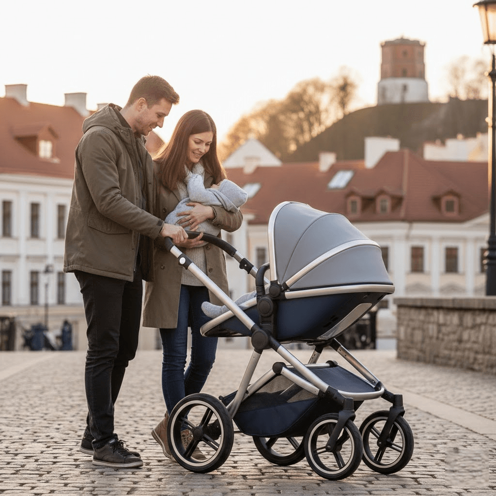 Pirmieji kilometrai: inžinerija ir komfortas renkantis kūdikio transportą