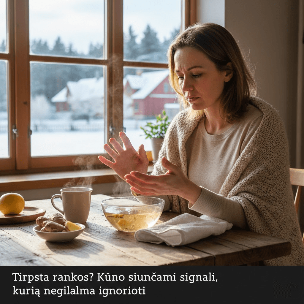 Tirpsta rankos? Kūno siunčiami signalai, kurių negalima ignoruoti