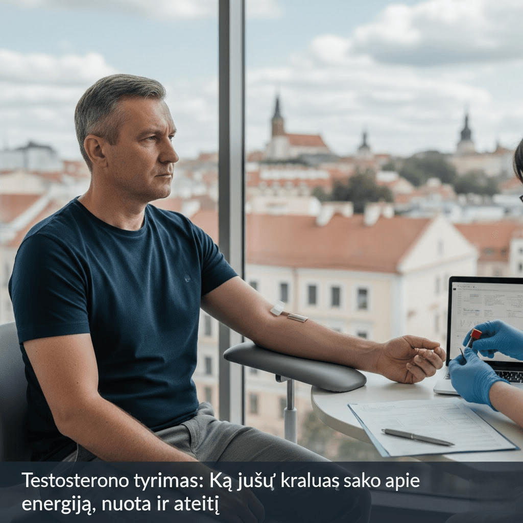 Testosterono tyrimas: Ką jūsų kraujas sako apie energiją, nuotaiką ir ateitį