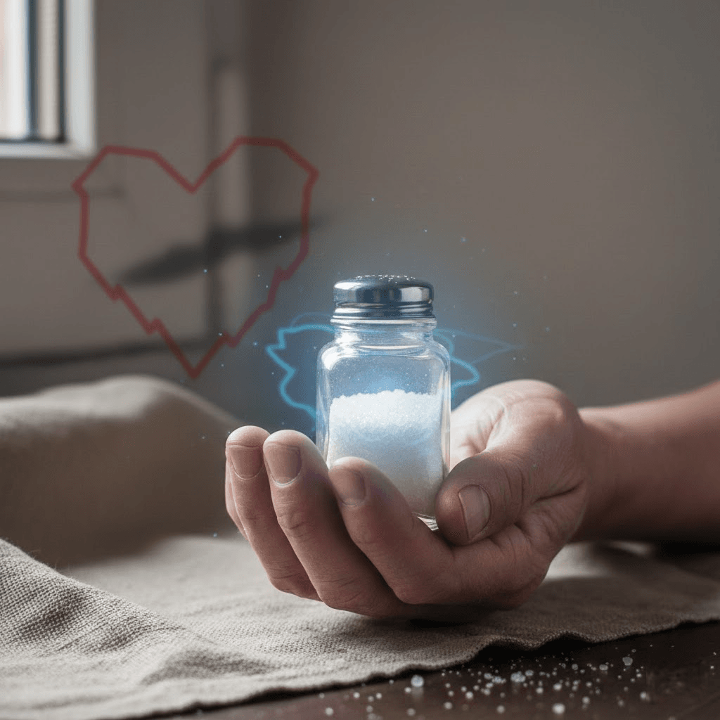 Tyli natrio įtaka: Pusiausvyra tarp gyvybinės energijos ir pavojaus sveikatai