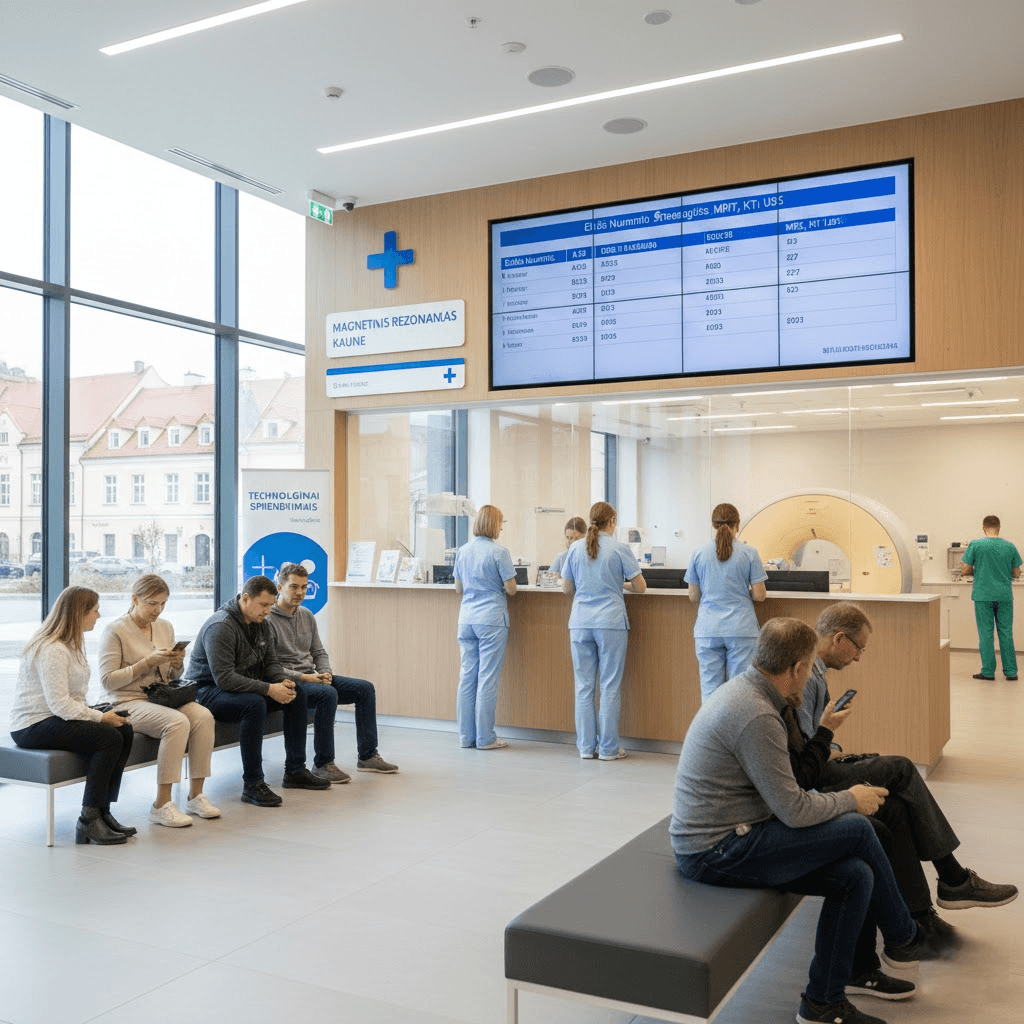 Magnetinis rezonansas Kaune: Pasirinkimo strategijos, eilių valdymas ir technologiniai sprendimai