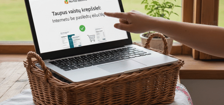 Taupus vaistų krepšelis: „Norfos vaistinė“ internetu be paslėptų eilučių