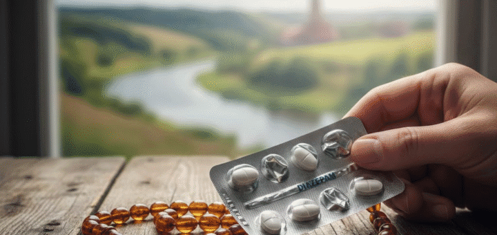 Diazepamas: Balansas tarp ramybės ir priklausomybės pinklių