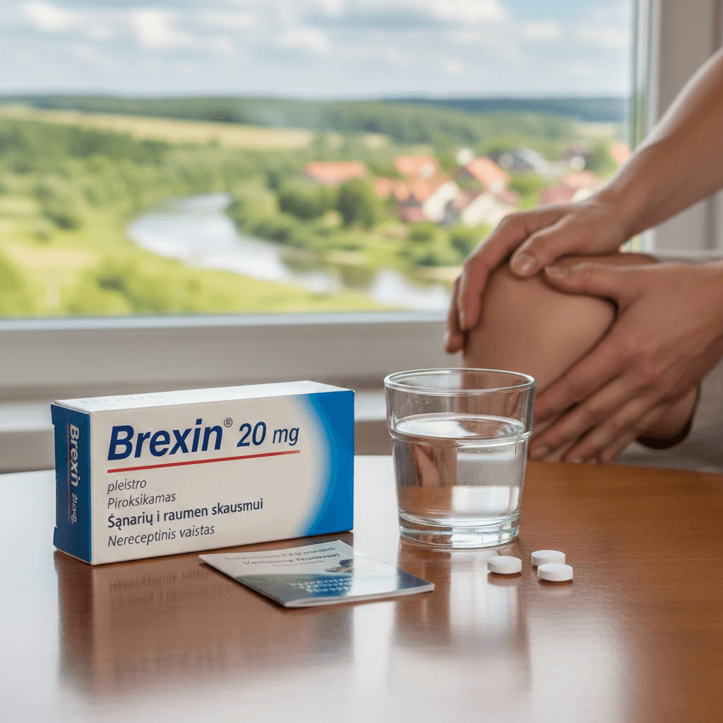 Brexin 20 mg: Sąnarių Skausmo Malšinimas ir Svarbiausi Vartojimo Niuan