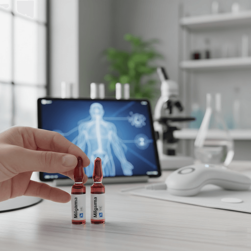 Milgamma ampulės: nervų sistemos regeneracija ir skausmo blokada