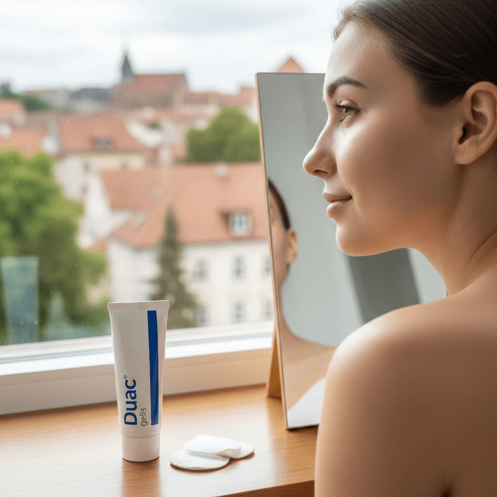 Duac gelis kovoje su akne: Strategijos švariai odai be randų