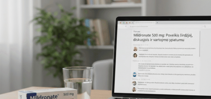 Mildronate 500 mg: Poveikis širdžiai, diskusijos ir vartojimo ypatumai