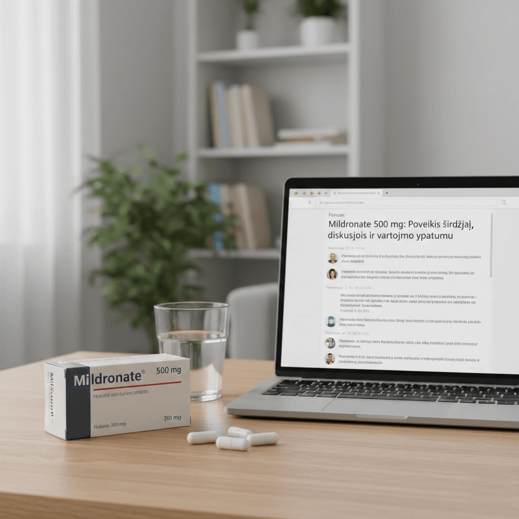 Mildronate 500 mg: Poveikis širdžiai, diskusijos ir vartojimo ypatumai Mildronate 500 mg: Poveikis širdžiai, diskusijos ir vartojimo ypatumai