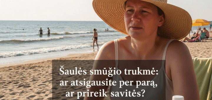 Saulės smūgio trukmė: ar atsigausite per parą, ar prireiks savaitės?