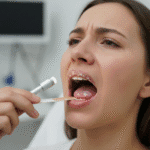 Balta grėsmė gerklėje: kai aštrus skausmas slepia pūlingą infekciją