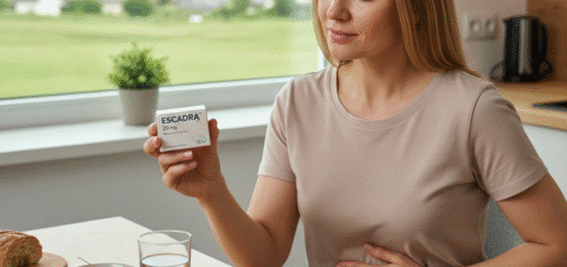 Escadra 20 mg ir Rūgštingumas: Veiksminga Pagalba Skrandžiui