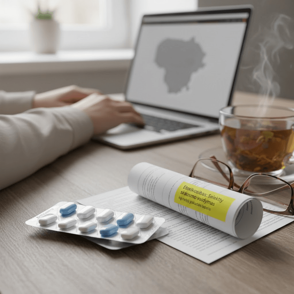 Etorikoksibas: Selektyvus skausmo valdymas ir tai, ką nutyli pakuotės lapelis