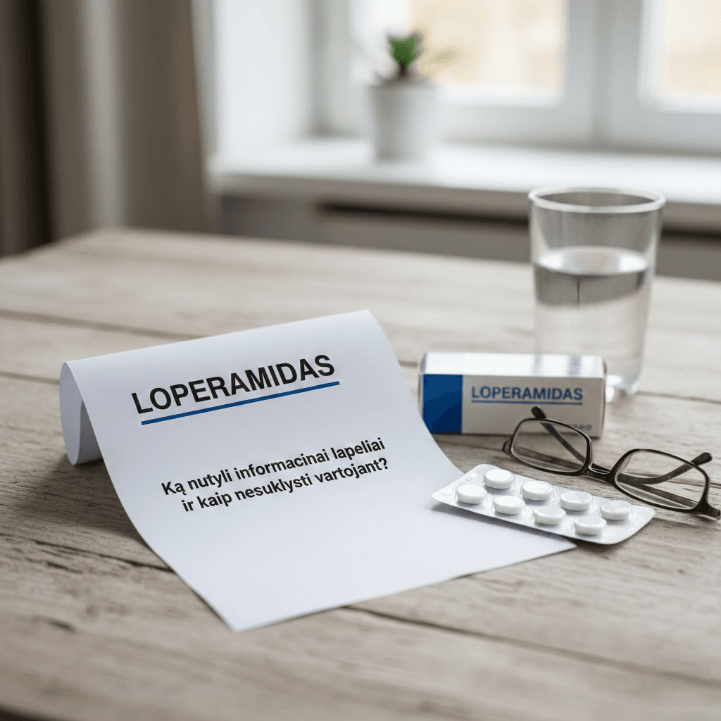 Loperamidas: Ką nutyli informaciniai lapeliai ir kaip nesuklysti vartojant? Loperamidas: Ką nutyli informaciniai lapeliai ir kaip nesuklysti vartojant?