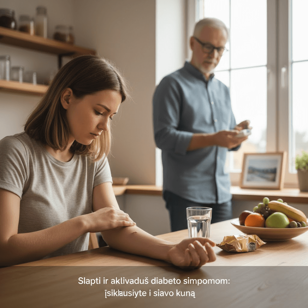 Slapti ir akivaizdūs diabeto simptomai: įsiklausykite į savo kūną