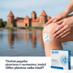 Tikslinė pagalba sąnariams ir raumenims: kodėl Olfen pleistras veikia kitaip?