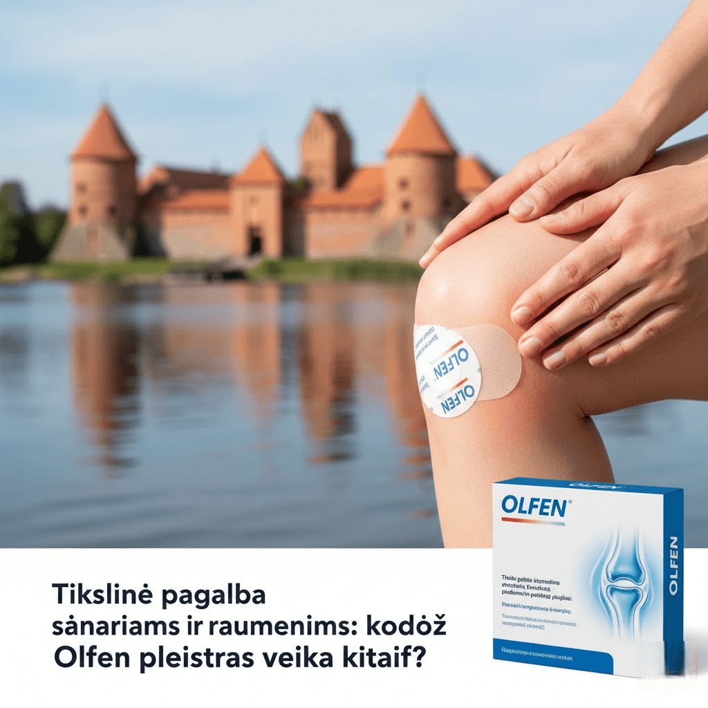 Tikslinė pagalba sąnariams ir raumenims: kodėl Olfen pleistras veikia kitaip?