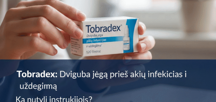 Tobradex: Dviguba jėga prieš akių infekcijas ir uždegimą – ką nutyli instrukcijos?