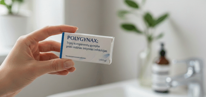 Polygynax: Trijų komponentų gynyba prieš mišrias intymias infekcijas