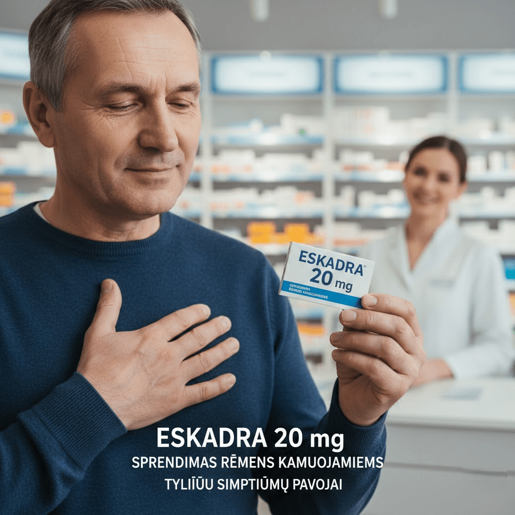 Eskadra 20 mg: Sprendimas Rėmens Kamuojamiems ir Tyliųjų Simptomų Pavojai Eskadra 20 mg: Sprendimas Rėmens Kamuojamiems ir Tyliųjų Simptomų Pavojai