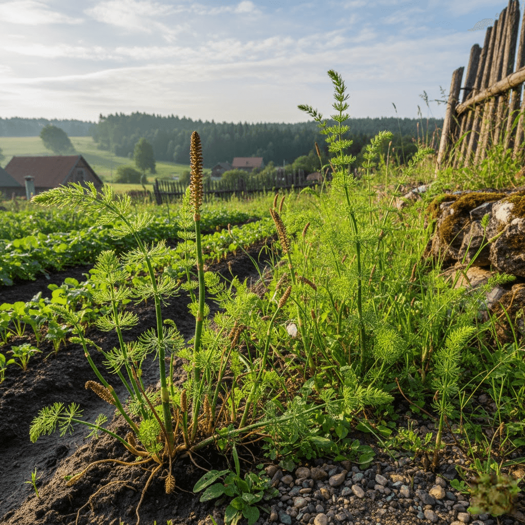 Dirvinis asiūklis: Nuo įkyrios piktžolės darže iki nepakeičiamo silicio šaltinio organizmui