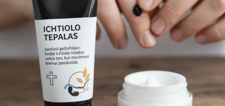 Juodasis gelbėtojas: kodėl ichtiolo tepalas veikia ten, kur modernūs kremai pasiduoda