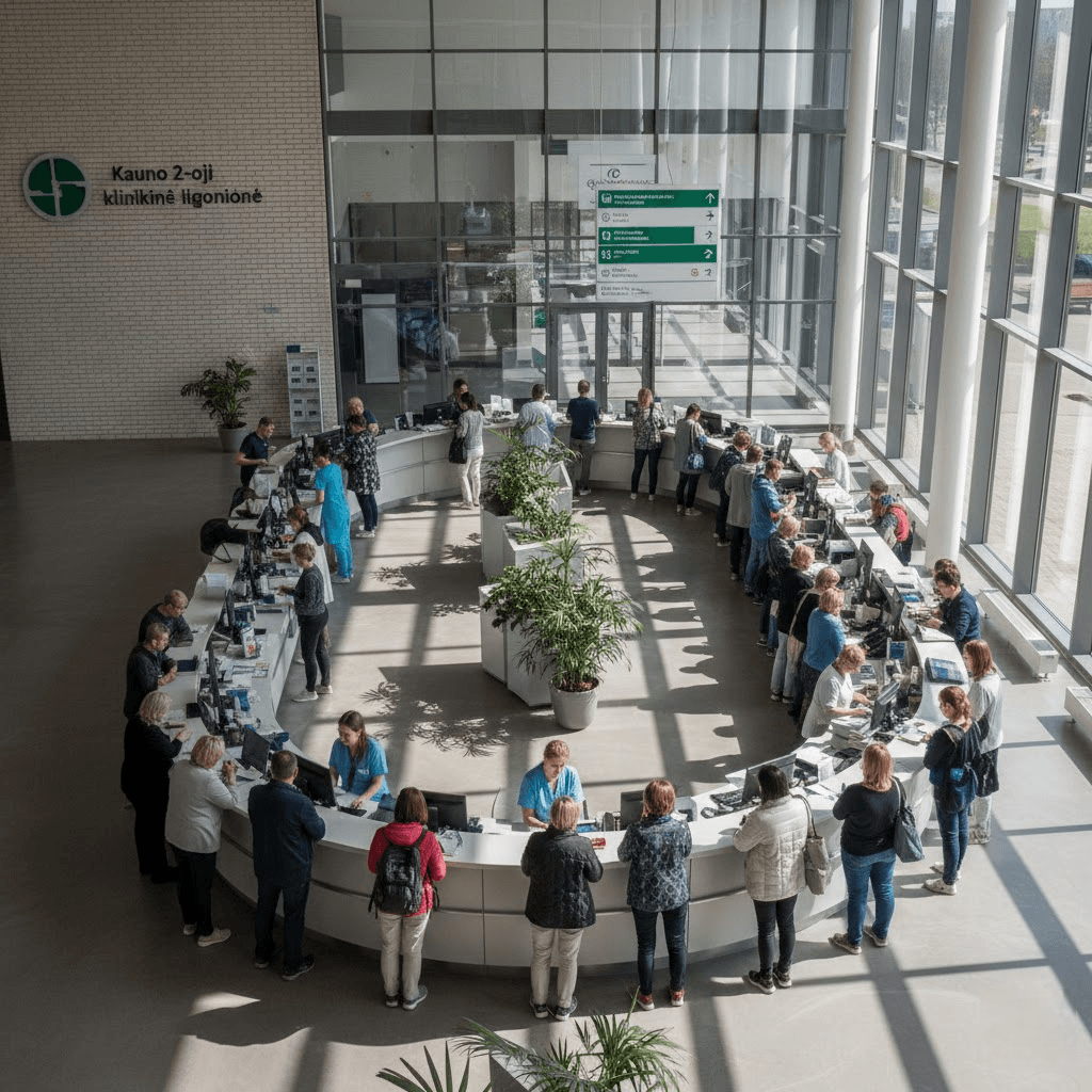 Kauno 2-oji klinikinė ligoninė: Tiesiausias kelias per registratūros labirintus