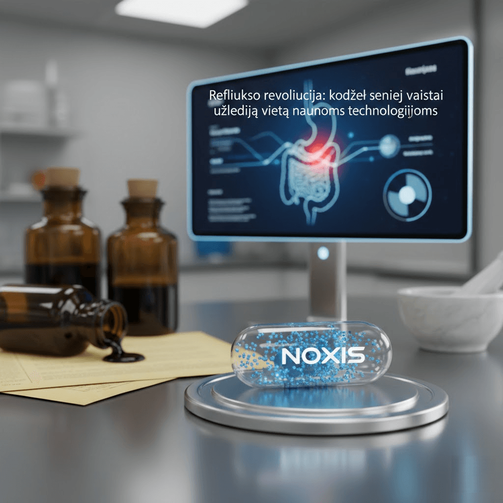 Refliukso revoliucija: kodėl senieji vaistai užleidžia vietą naujoms technologijoms